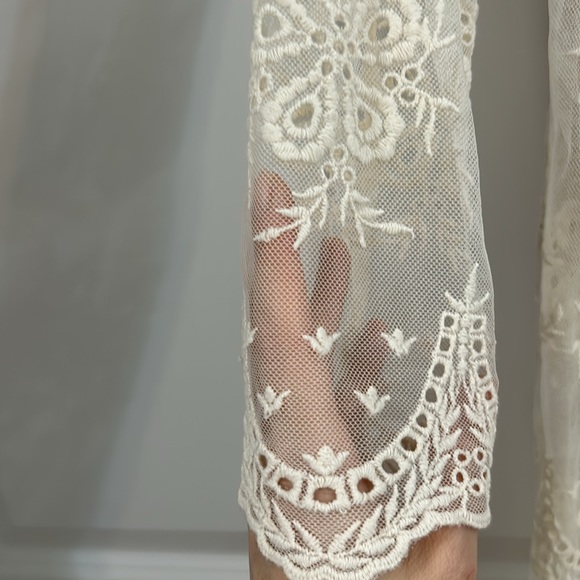 Chickens lace dress nude size M fits a 6 - Picture 7 of 11